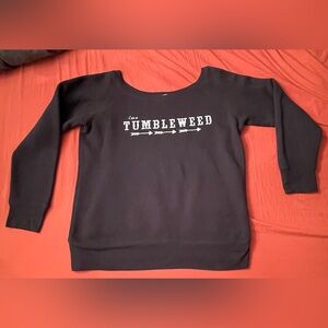 Junk Gypsy “I’m A Tumbleweed” Black Sweatshirt XL
